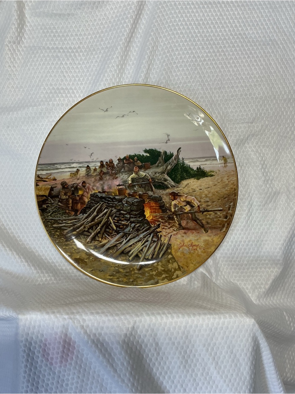 Vtg the Lewis and Clark expedition plate collection.*the saltmakers*#2557